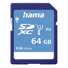 HAMA SDXC 64 GB Class 10, UHS-I 90 MB/s, V10