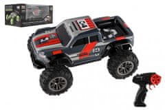 Teddies Auto RC pick up terénny plast 25cm 2,4 GHZ na batérie šedo-červený