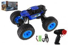 Teddies Auto RC Off-Road terénne 2,4GHz plast 32cm dobíjací pack+batérie modré