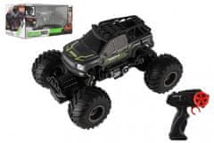 Teddies Auto RC pick up Off road terénny plast 23cm 2,4 GHZ na batérie so svetlom šedej v krab.