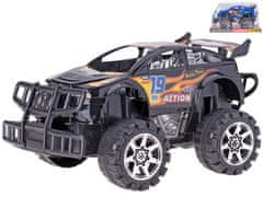 Monster truck 18,5 cm na zotrvačník (modrá, čierna)