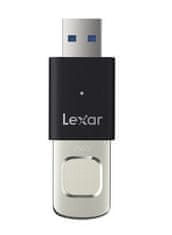 LEXAR flash disk 256GB - Fingerprint F35Pro USB 3.2 (čítanie/zápis: 400/350MB/s)