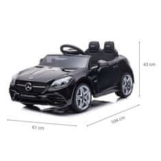 Elektrické autíčko Milly Mally Mercedes-Benz SLC Black