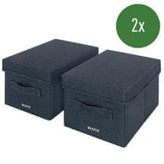 LEITZ Fabric textilný úložný box s vekom S, 2 kusy, 16 x 19 x 28,5 cm