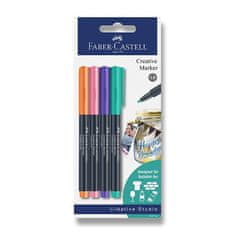 Faber-Castell Popisovač Creative 4 ks, blister