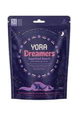 YORA Dog maškrty z hmyzu Dreamers s bylinkami 100g