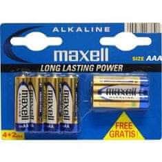 MAXELL LR03 4+2PK BP ALK. 790240