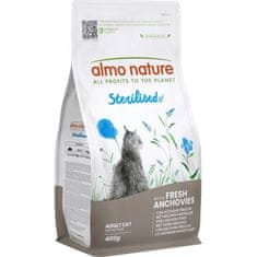 Almo Nature cat Sterilised ančovičky 400g