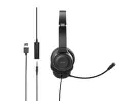 Acer Office Headset AHW154/Stereo/Jack/Drôt/Čierna