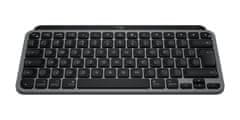 Logitech MX Keys Mini pre Mac Minimalist Wireless Illuminated Keyboard - SPACE GREY - US INT&#39;L - EMEA