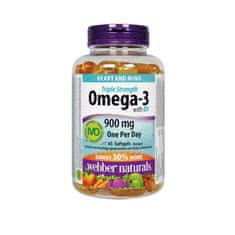 Webber Naturals Omega-3 s D3 900 mg 65 tob