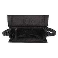 Dámska kožená crossbody kabelka BLC/2196 BLK