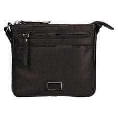 Dámska kožená crossbody kabelka BLC-23-2594 BLK