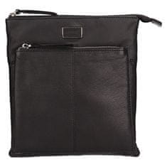 Dámska kožená crossbody kabelka BLC-4594-20 BLK