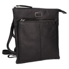 Dámska kožená crossbody kabelka BLC-4594-20 BLK