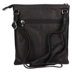 Dámska kožená crossbody kabelka BLC-4594-20 BLK