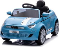 CHIPOLINO Elektrické auto FIAT 500 Blue