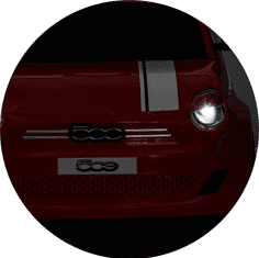 CHIPOLINO Elektrické auto FIAT 500 Red