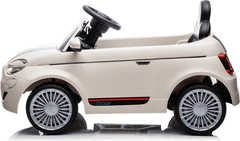 CHIPOLINO Elektrické auto FIAT 500 White