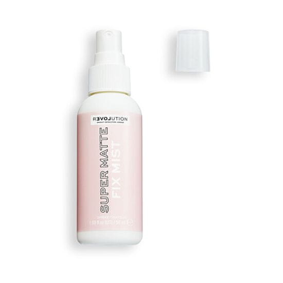 Makeup Revolution Matujúci fixačný sprej a podkladová báza Relove Super Matte (Fix Mist) 50 ml