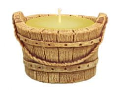 Sviečka proti hmyzu CITRONELLA KYBLÍK obal sadrový d11x7,5cm