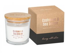 Sviečka v skle CASHMERE&SEA BREEZE ECO vonná 300g