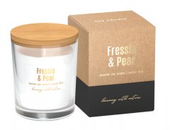 Sviečka v skle FRESSIA&PEAR ECO vonná 130g