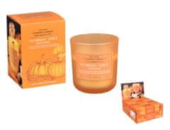 Sviečka v skle PUMPKIN SPICE-SEMI SWEET drevený knôt 150g