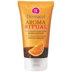 Harmonizujúci telový peeling Belgická Čokoláda s Pomarančom 150 ml