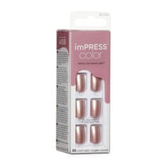 Samolepiace nechty imPRESS Color Paralyzed Pink 30 ks