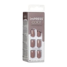 Samolepiace nechty imPRESS Color Taupe Prize 30 ks