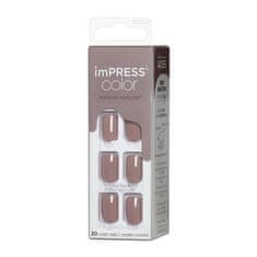 Samolepiace nechty imPRESS Color Taupe Prize 30 ks