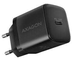 AXAGON nabíjačka do siete / ACU-PD20 / 1x USB-C / PD3.0 / PPS / QC4+ / AFC / FCP / Apple / 20W / čierna