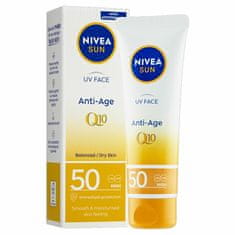 Protivráskový krém na opaľovanie SPF 50 (UV Face Q10 Anti-Age & Anti-Pigments) 50 ml