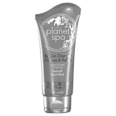 Hĺbkovo čistiaca maska s kórejským čiernym uhlím Planet Spa (Peel-off Face Mask) 50 ml