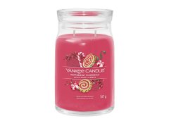 Aromatická sviečka Signature sklo veľké Peppermint Pinwheels 567 g