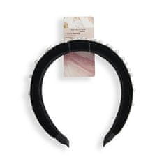 Čelenka do vlasov Black Pearl (Velvet Headband)