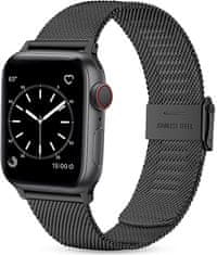 Milánsky ťah pre Apple Watch - Black 42/44/45/49 mm