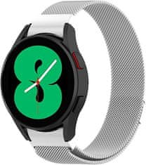 Milánsky ťah s magnetickým zapínaním pre Samsung Galaxy Watch 6/5/4 - Silver