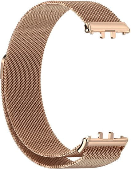 Remienok pre Samsung Fit 3 - Milanese Loop Rose Gold