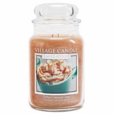 Village Candle Vonná sviečka v skle Salted Caramel Latte 602 g