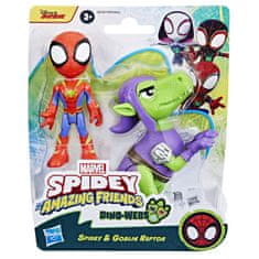 HASBRO SPIDER-MAN SPIDEY AND HIS AMAZING FRIENDS 2-PACK FIGURÍK HRDINOVIA A DINO-ZLOČINCI