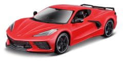 Maisto - 2020 Chevrolet Corvette Stingray, červená, 1:18