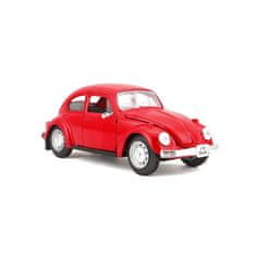 TOBAR Maisto - Volkswagen Beetle, červená, 1:24