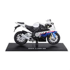 Maisto - Motocykel so stojanom, BMW S 1000 RR, 1:12