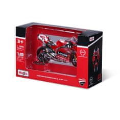 Maisto - Motocykel, Ducati Lenovo tím 2022, (#63 Francesco Bagnaia), 1:18