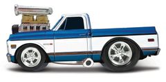 Maisto - Muscle Machines - 1972 Chevrolet C10 Pickup, modro-biela, 1:64