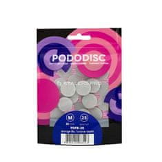 Leštiaca hubka pre pedikérsky kotúč Pro M (Disposable Files-sponges for Pedicure Disc) 25 ks