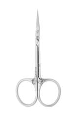 Nožnice na nechtovú kožičku so zahnutou špičkou Exclusive 21 Type 1 Magnolia (Professional Cuticle Scissors with Hook)