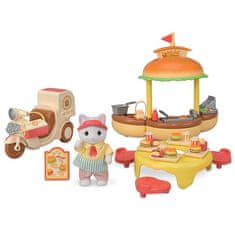 Sylvanian Families Pojazdný stánok s hamburgermi